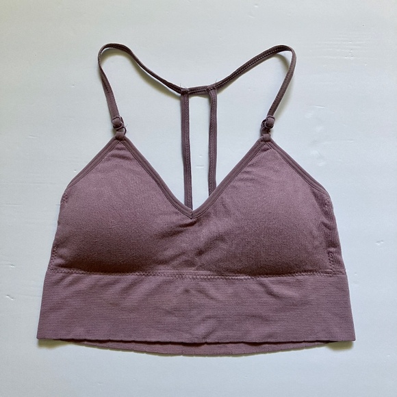 Jessica Simpson sports bra w/ removable padding dusty rose size XS (32A-34B) - Picture 2 of 5